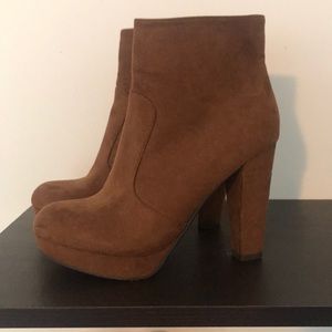 Rust-colored boots